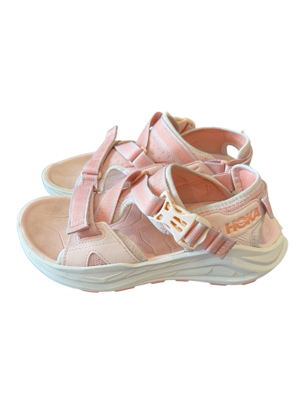 Hoka One One Infini Hike TC Dawn Light Vanilla Womens 9B Support Comfort
